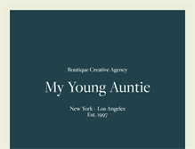 Tablet Screenshot of myyoungauntie.com